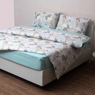 Viopros Σετ Σεντόνια Μονά 165x270 2545 Φανέλλα Μέντα