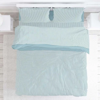 Viopros Σετ Σεντόνια King Size 270x275 2554 Φανέλλα Σιέλ