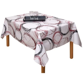 Τραπεζομάντηλο Αλέκιαστο 70x70 Viopros Τάνια Κόκκινο