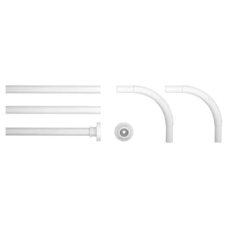 Βραχίονας Μπάνιου Γωνιακός 170x80 Ø 20 mm Sealskin White