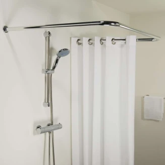 Βραχίονας Μπάνιου Γωνιακός 170x80 Ø 28 mm Sealskin Chrome