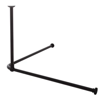 Στήριγμα Οροφής Για Βραχίονα Μπάνιου Γωνιακό 60 Ø 28 mm Sealskin Black