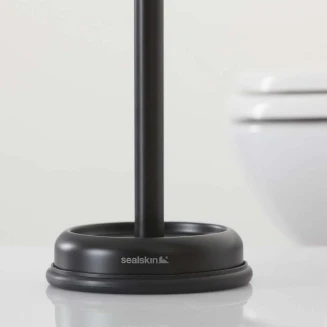 Χαρτοθήκη Επιδαπέδια Sealskin Acero Μαύρη