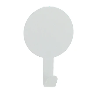 Άγκιστρο Μεταλλικό Αυτοκόλλητο 8.5x1.5x13cm White MRShome