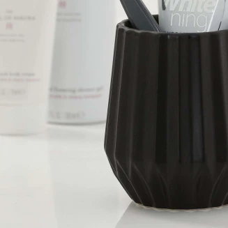 Ποτήρι Οδοντόβουρτσας Sealskin Arte Black