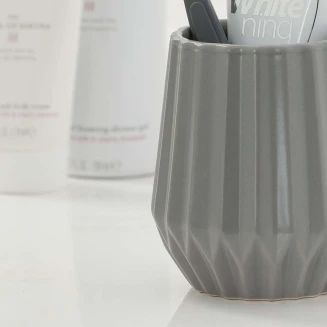 Ποτήρι Οδοντόβουρτσας Sealskin Arte Grey