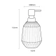 Arte white 400 ml δοχείο κρεμοσάπουνου Sealskin
