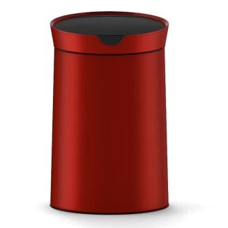 Κάδος Αυτόματος Με Φωτοκύτταρο Ø26,5x41,8cm Mrshome 10Lt Κόκκινο Βουργουνδίας