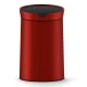 Αυτόματος Κάδος με Φωτοκύτταρο 10lt Κόκκινο Βουργουνδίας Ø26,5x41,8cm MRShome