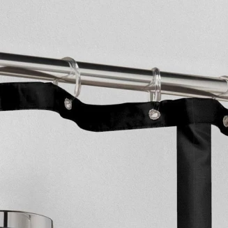 Κουρτίνα Μπάνιου 180x200 Πλαστική Sealskin Brix Black