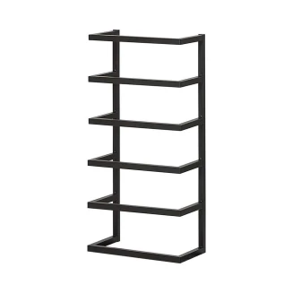 Κρεμάστρα Επιτοίχια 5 θέσεων Sealskin Carre Βlack