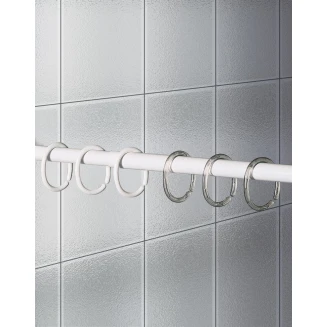 Κρίκοι Κουρτίνας Μπάνιου 12 pcs Joy Bath Accessories Clips White