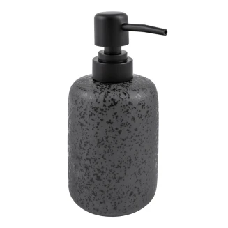 Δοχείο Κρεμοσάπουνου Hades Stoneware Ανθρακί 350ml AWD02191802 Mrshome