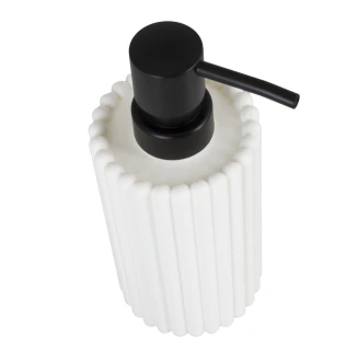Δοχείο Κρεμοσάπουνου Ramona Πλαστικό 350ml Λευκό AWD02192067 Mrshome