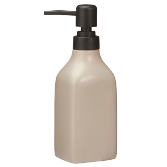 Δοχείο Κρεμοσάπουνου Stoneware 350ml 7x6x19.5cm Warm Grey 2U MRShome