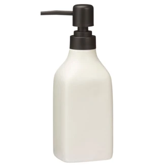 Δοχείο Κρεμοσάπουνου Stoneware 350ml 7x6x19.5cm White MRShome
