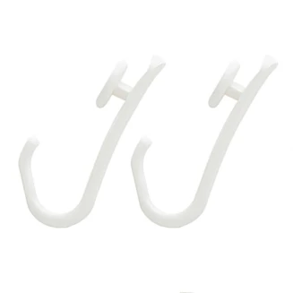 Κρίκοι Κουρτίνας Μπάνιου 12 pcs Sealskin Easy Roll Hooks White