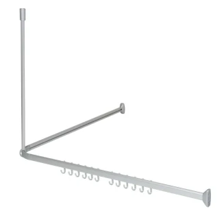 Βραχίονας Μπάνιου Γωνιακός Sealskin Easy Roll Mat Aluminum