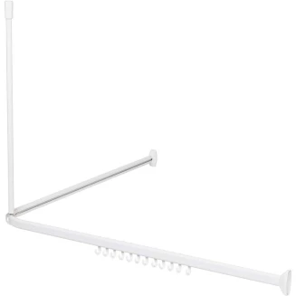 Βραχίονας Μπάνιου Γωνιακός Sealskin Easy Roll White