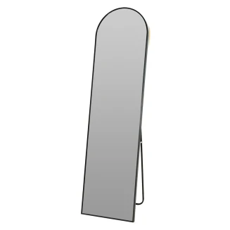 Επιδαπέδιος Καθρέπτης Αλουμινίου 150cm Black MRShome