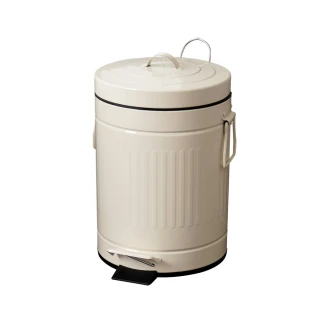 Κάδος Απορριμμάτων 5L Μεταλλικός Soft Close Μπεζ MRShome