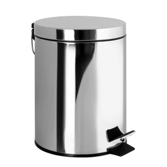Κάδος Απορριμμάτων 5L Φ20x27.5cm Mrshome Stainless Steel AWD02030009