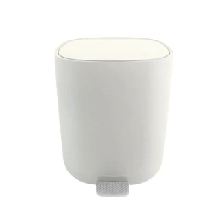 Κάδος Απορριμμάτων 5L Από ABS Soft Close Λευκός Ματ Mrshome