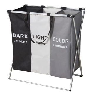 Καλάθι Απλύτων Polyester Με Σκελετό Αλουμινίου 58x40cm MRShome