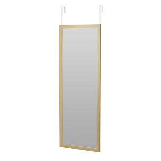 Κρεμαστός Καθρέπτης Για Πόρτα Από MDF 34x94cm Natural MRShome