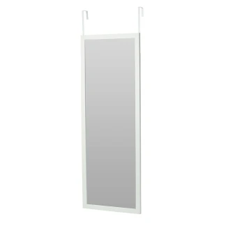Κρεμαστός Καθρέπτης Για Πόρτα Από MDF 34x94cm White MRShome