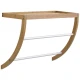 Κρεμάστρα Τοίχου με Ράφι Bamboo 45x20x34cm Μπεζ/Λευκή MRShome