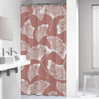 Κουρτίνα Μπάνιου 180x200 Υφασμάτινη Sealskin Mare Dark Pink