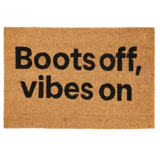 Πατάκι Εισόδου 59x39cm ''Boots off, vibes on'' MRShome