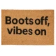 Πατάκι Εισόδου 59x39cm ''Boots off, vibes on'' MRShome