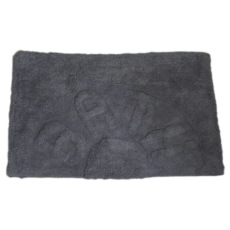 Πατάκι Μπάνιου 50x80 ''BATH'' Από 100% Βαμβάκι Γκρί Mrshome