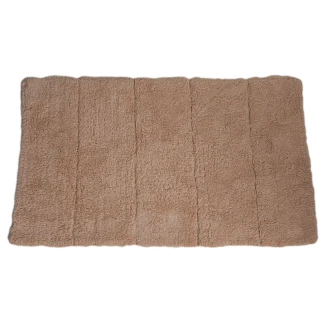 Πατάκι Μπάνιου 50x80 Μπέζ Από 100% Βαμβάκι Mrshome