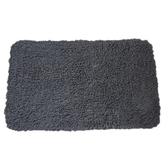 Πατάκι Μπάνιου 50x80 Από 100% Βαμβάκι Γκρί Mrshome