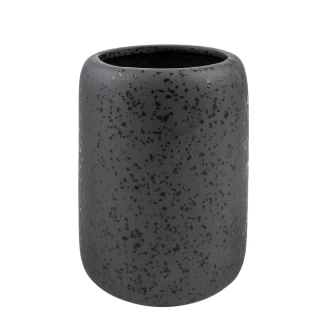 Ποτήρι Οδοντόβουρτσας Hades Stoneware Ανθρακί Φ7.5x10.5cm AWD02191803 Mrshome