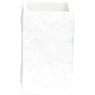 Ποτήρι Οδοντόβουρτσας Polyresin Λευκό MRShome