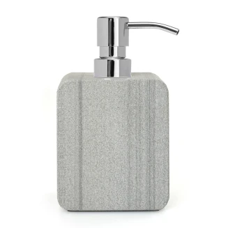 Δοχείο Κρεμοσάπουνου Από Μάρμαρο Q Bath 150ml 9x6x16cm AWD02341534 Mrshome
