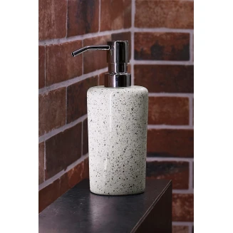 Δοχείο Κρεμοσάπουνου Από Μάρμαρο Q Bath 200ml Φ7.3x17.5cm AWD02341549 Mrshome