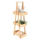 Ραφιέρα MDF με 3 Επίπεδα Φυσική 30x19x81cm MRShome