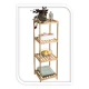 Ραφιέρα Μπάνιου 4 Επιπέδων από Bamboo 34x33x110cm MRShome
