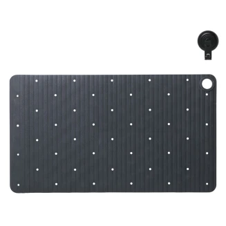 Αντιολισθητικό Πατάκι 40x70 Sealskin Ribb Anthracite With Black Hook