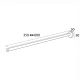 Tiger Boston Κρεμάστρα Τηλεσκοπική Polished stainless steel 304230346
