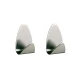 Tiger Oval Σετ των 2 Άγκιστρο Brushed stainless steel 164530941