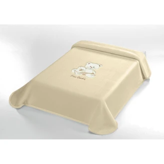Κουβέρτα Αγκαλιάς 80x110 Belpla Pierre Cardin 760 Beige