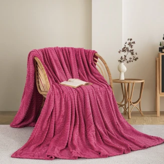 Κουβέρτα Fleece Μονή 180x240 Adam Home 550 Fucshia 21