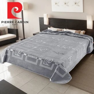 Κουβέρτα Υπέρδιπλη 220x240 Pierre Cardin Nancy 657 Grey (51)