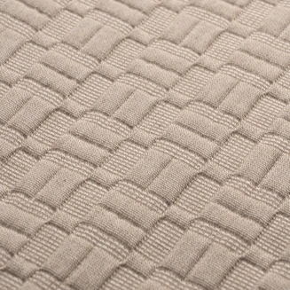 Adam Home Κουβερτα Ζακαρ Υπερδιπλη Matlasse Romvia 230X270 Beige (360 Gsm)